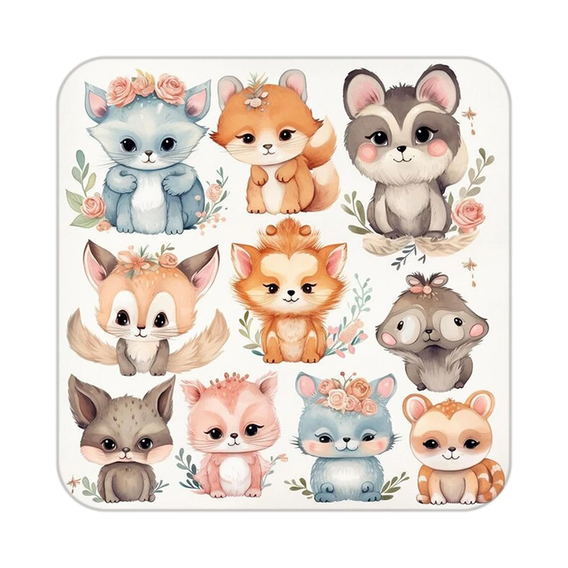 زیر لیوانی کاکتی طرح حیوانات کارتونی مدل mp28567