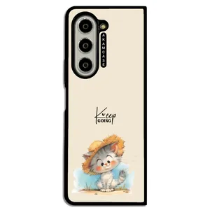 AKAM AMC-WSGZFOLD5-ANIMALS QOUTES-6 Cover For Samsung Galaxy Z Fold 5