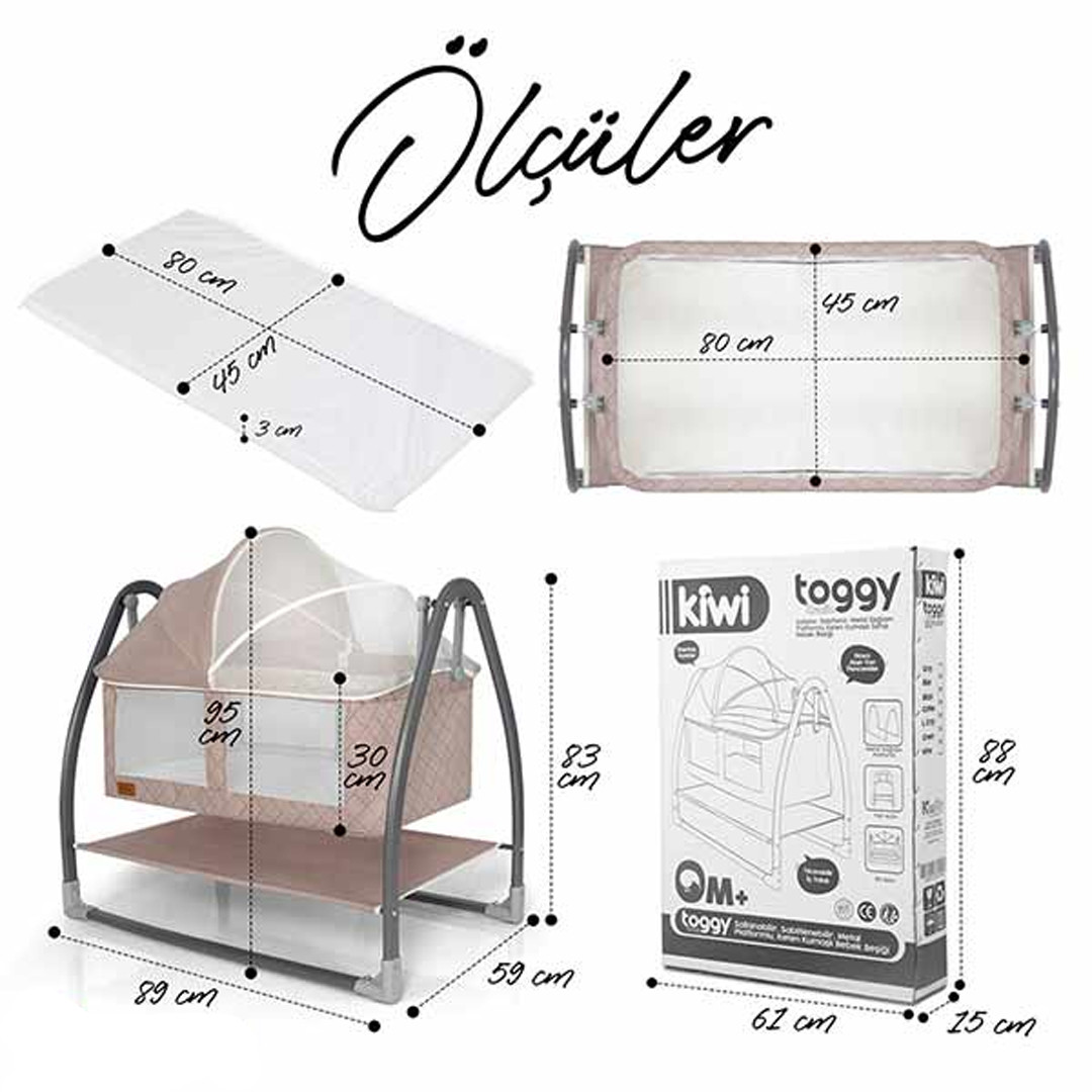 گهواره نوزاد کیوی مدل Toggy