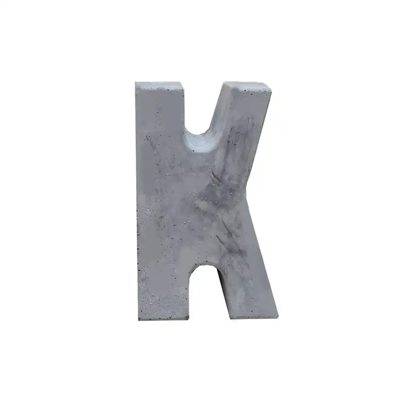 دکوری مدل بتنی طرح حرف k