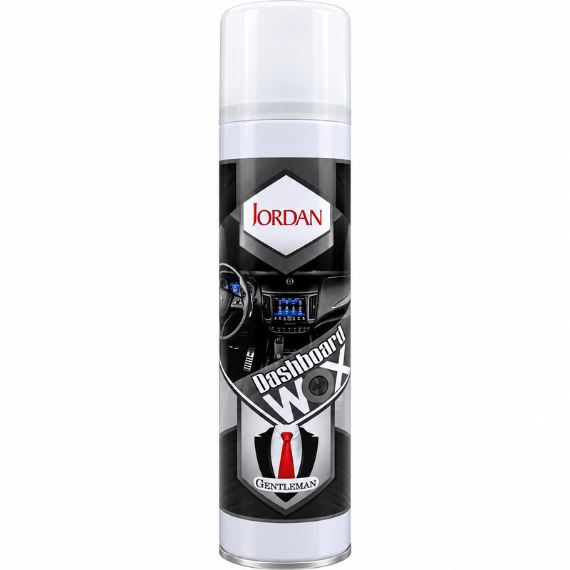 اسپری تمیز کننده داشبورد خودرو جردن مدل GENTLEMAN کد V-6 حجم 300 میلی لیتر