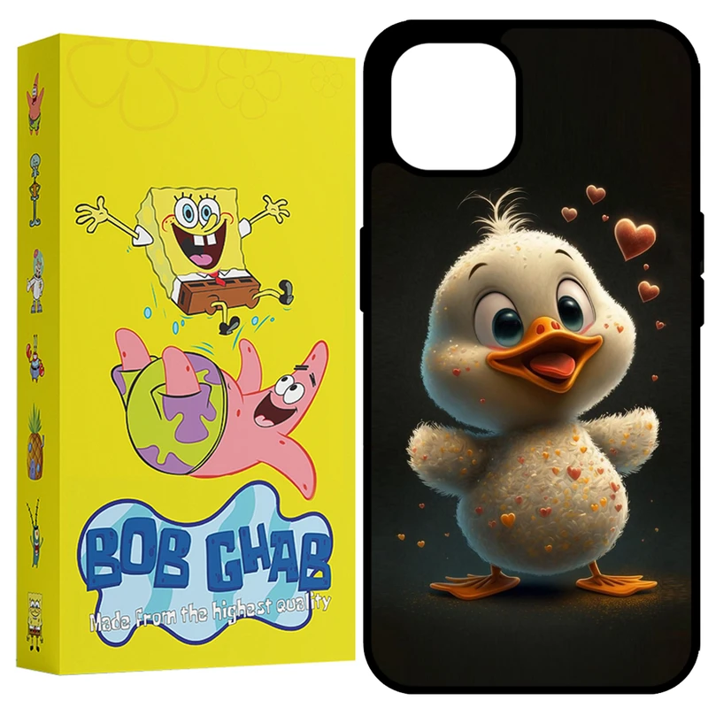 کاور باب قاب طرح جوجه اردک مدل BCP13 مناسب برای گوشی موبایل اپل iPhone 13 