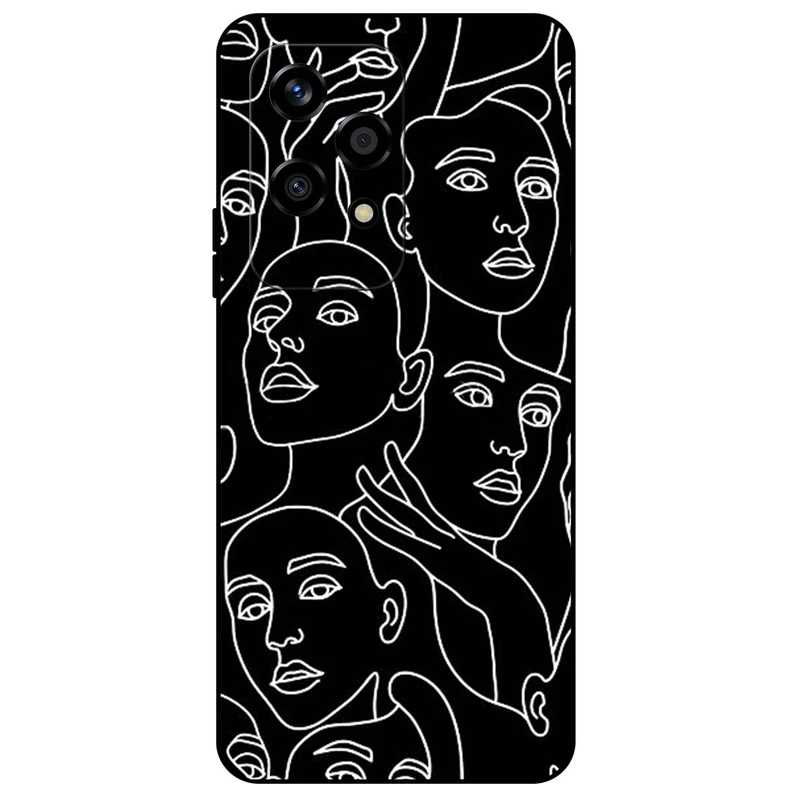 کاور مگافون طرح دخترانه مدل 7762 مناسب برای گوشی موبایل آنر 200 Lite     