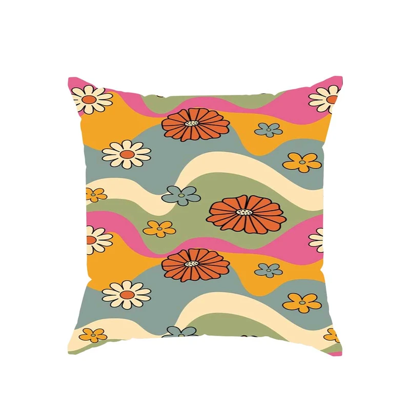 کوسن پاد آفرین مدل فانتزی طرح گل کیوت فانتزی کد 2135