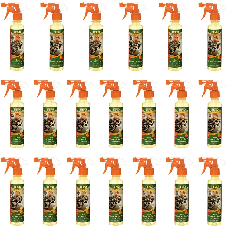 اسپری پاک کننده فر و گاز بمو مدل NANO حجم 250 میلی لیتر بسته 20 عددی