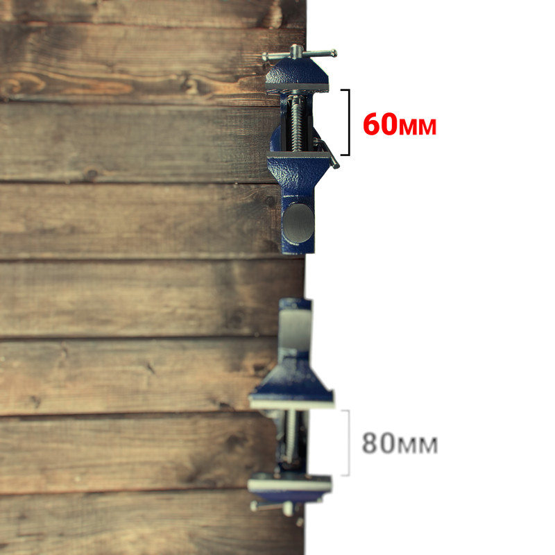گیره بغل میزی مدل 60 mm