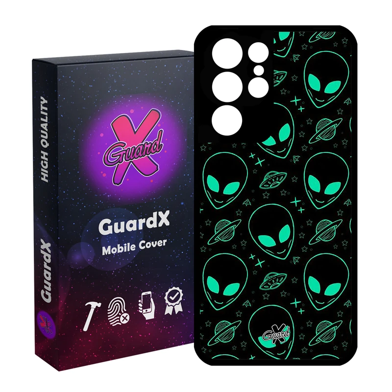 کاور گارد ایکس طرح Alien مدل Glass10200 مناسب برای گوشی موبایل سامسونگ Galaxy S21 Ultra