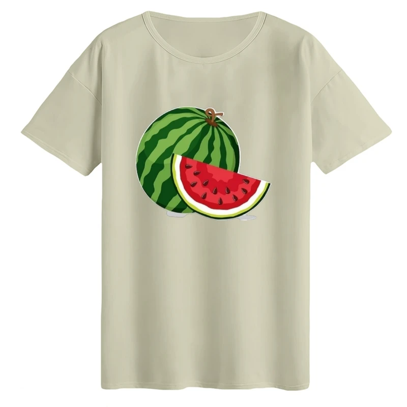 تی‌شرت لانگ آستین کوتاه زنانه مدل هندوانه یلدایی کد18