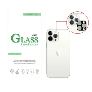 محافظ لنز دوربین شیلد گلس مدل LFUL مناسب برای گوشی موبایل اپل iPhone 13 Pro Max