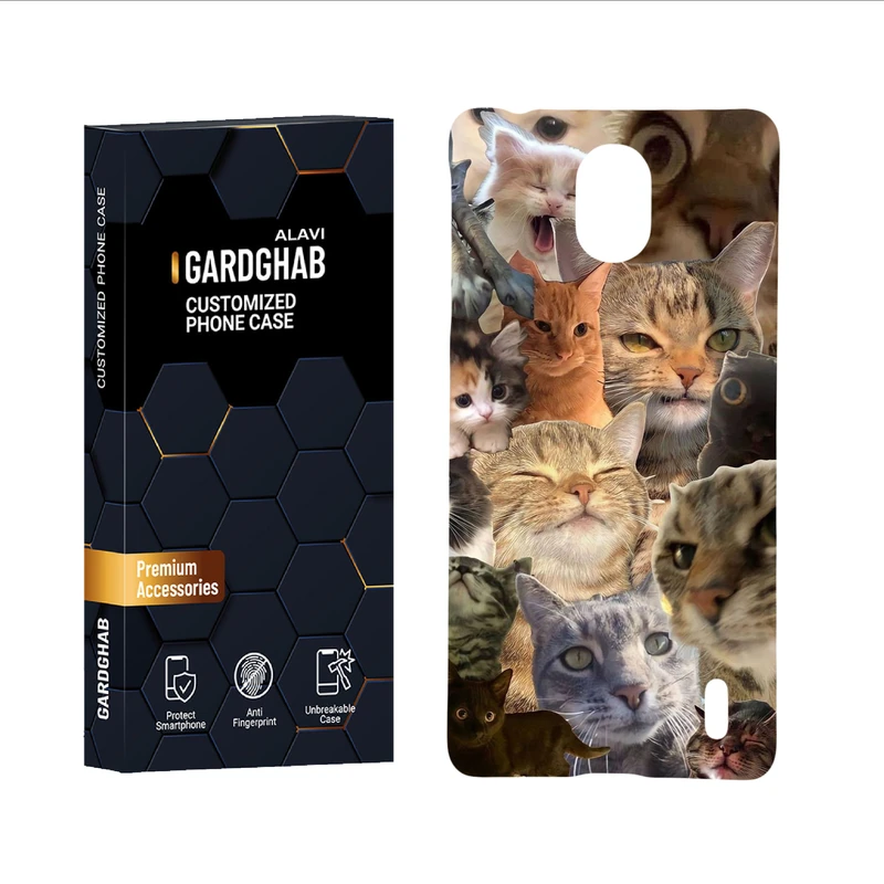 کاور گارد قاب علوی مدل حیوانات مناسب برای گوشی موبایل نوکیا 1Plus