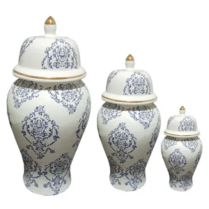 بانکه مدل جینجر جار طرح داماس کد ۴۶۵ مجموعه سه عددی