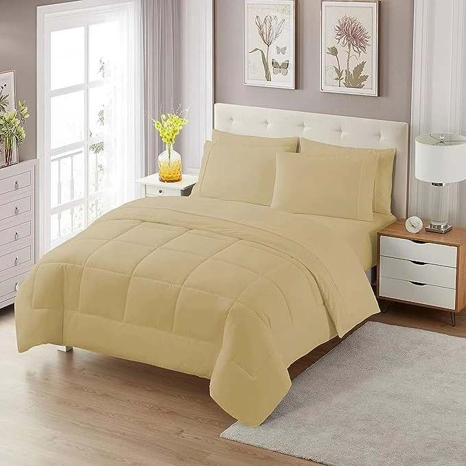 سرویس روتختی مدل میکرو فایبر ترک کد AJ 6663 دو نفره 6 تکه