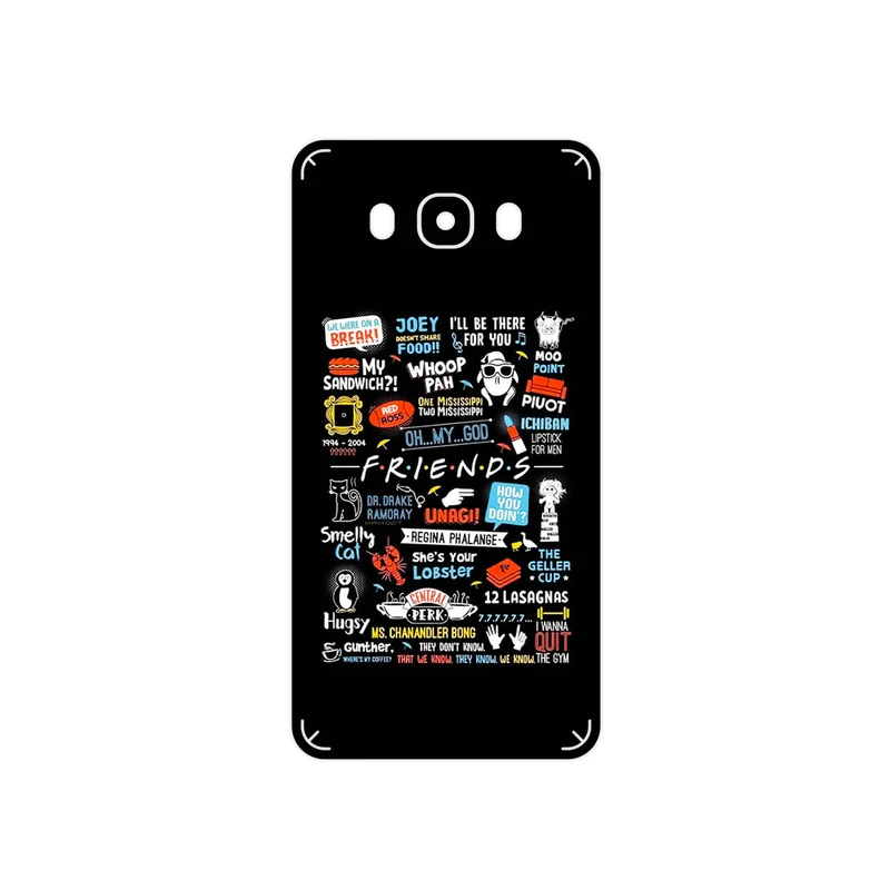 برچسب پوششی ماهوت مدل Friends 2 مناسب برای گوشی موبایل سامسونگ Galaxy J7 2016