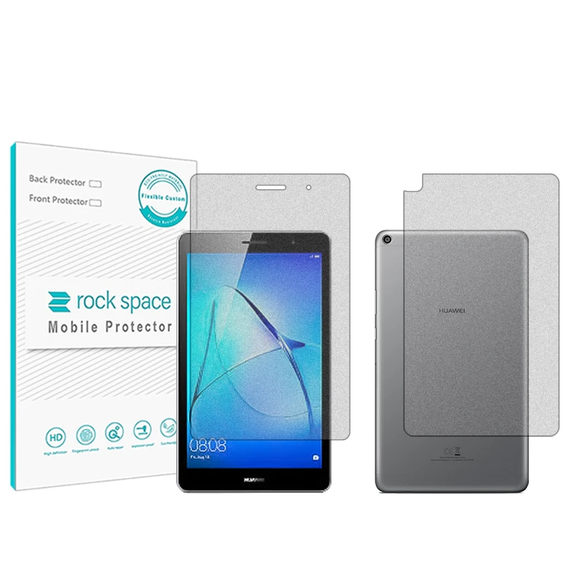 محافظ صفحه نمایش مات راک اسپیس مدل HyMTT مناسب برای تبلت هوآوی Mediapad T3 8 به همراه محافظ پشت گوشی