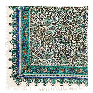 رومیزی قلمکار مدل گل اناری