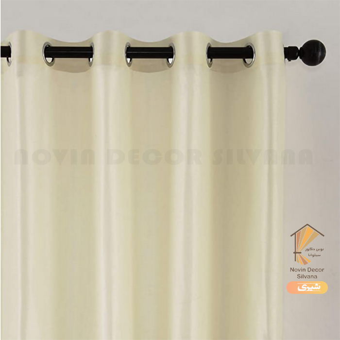 پرده نوین دکور سیلوانا مدل ساتن 3 سایز 300 × 280 سانتی متر