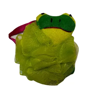 لیف حمام کودک مدل قورباغه