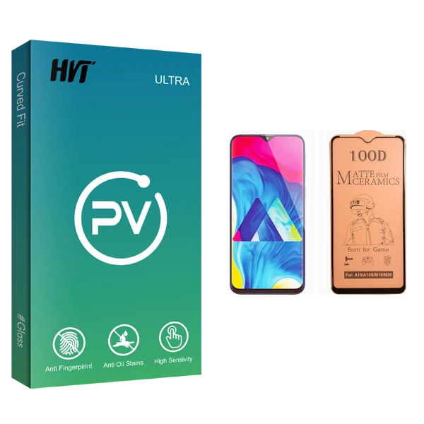 محافظ صفحه نمایش سرامیکی اچ وی تی مدل PV glass مناسب برای گوشی موبایل سامسونگ Galaxy M10