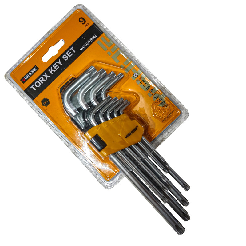 آچار آلن ستاره ای  یی شیدا مدل CV - R 5596 سایز مجموعه 9 عددی