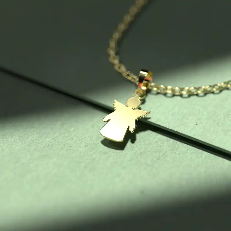 گردنبند طلا 18 عیار زنانه مدوپد مدل اشک کد CA10087