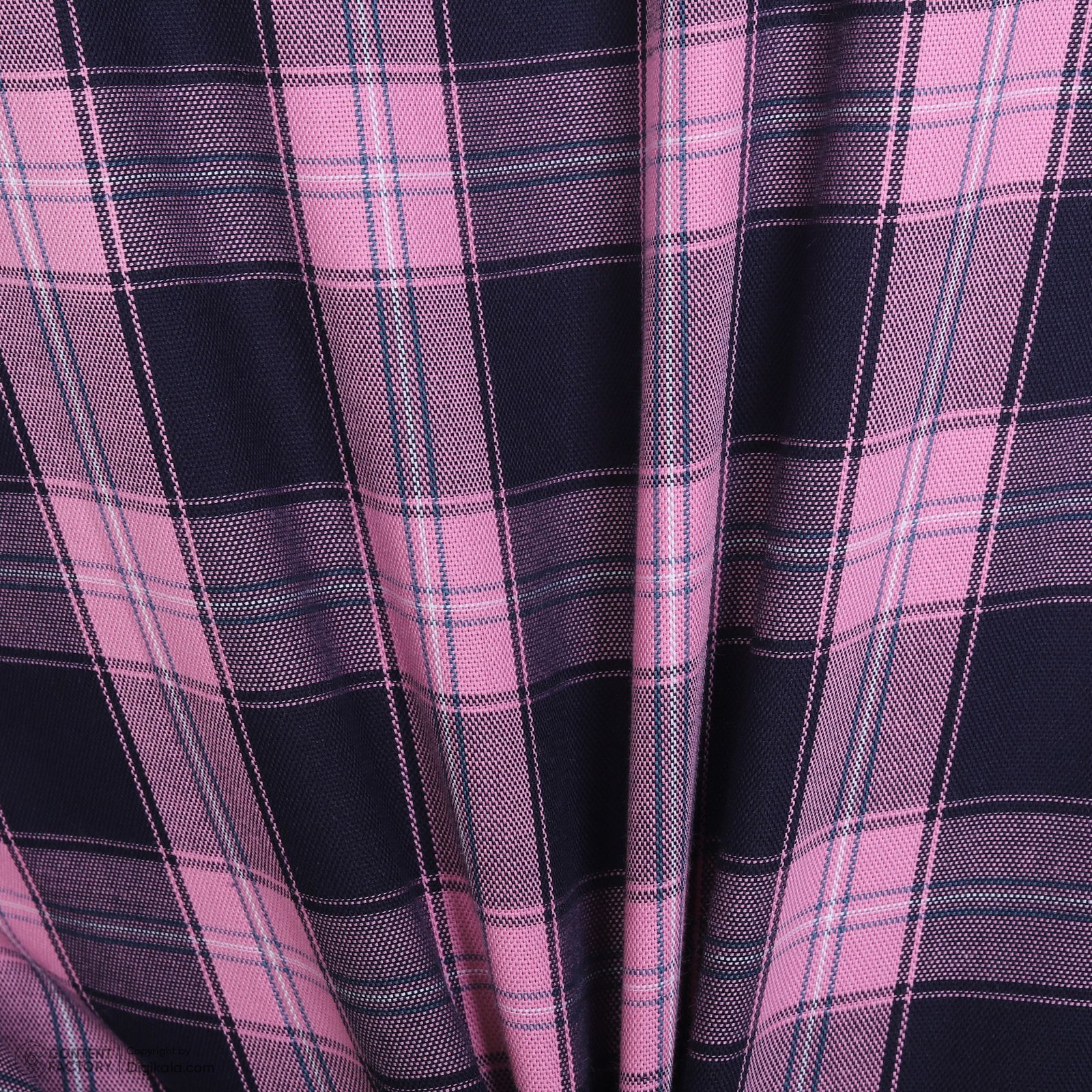 پیراهن آستین بلند یقه برگردان مردانه پاتن جامه مدل کلاسیک 102721030204290 طرح چهارخانه - - 6