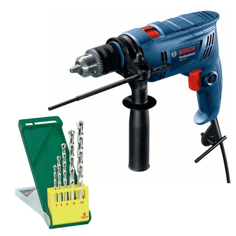 دریل چکشی بوش مدل GSB 570 به همراه مته الماسه دریل چکشی بوش مدل GSB 570 به همراه مته الماسه