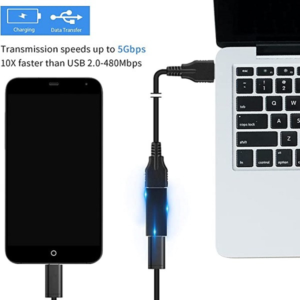 مبدل USB به USB-C مدل OTG-2XF
