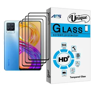 AFS Unique Glass MIX003 Screen Protector For Realme 8 Pro Pack Of 3