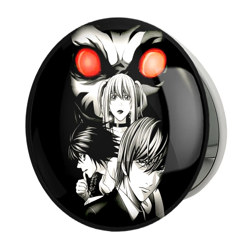 آینه جیبی خندالو طرح انیمه دفترچه مرگ Death Note مدل تاشو کد 4929 