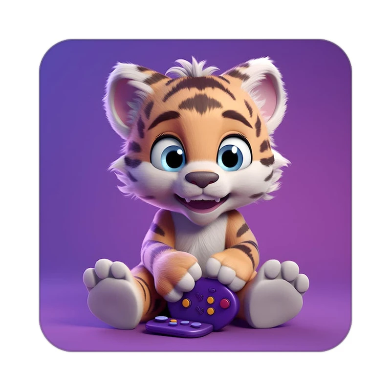 زیر لیوانی کاکتی طرح حیوانات کارتونی مدل mp28343