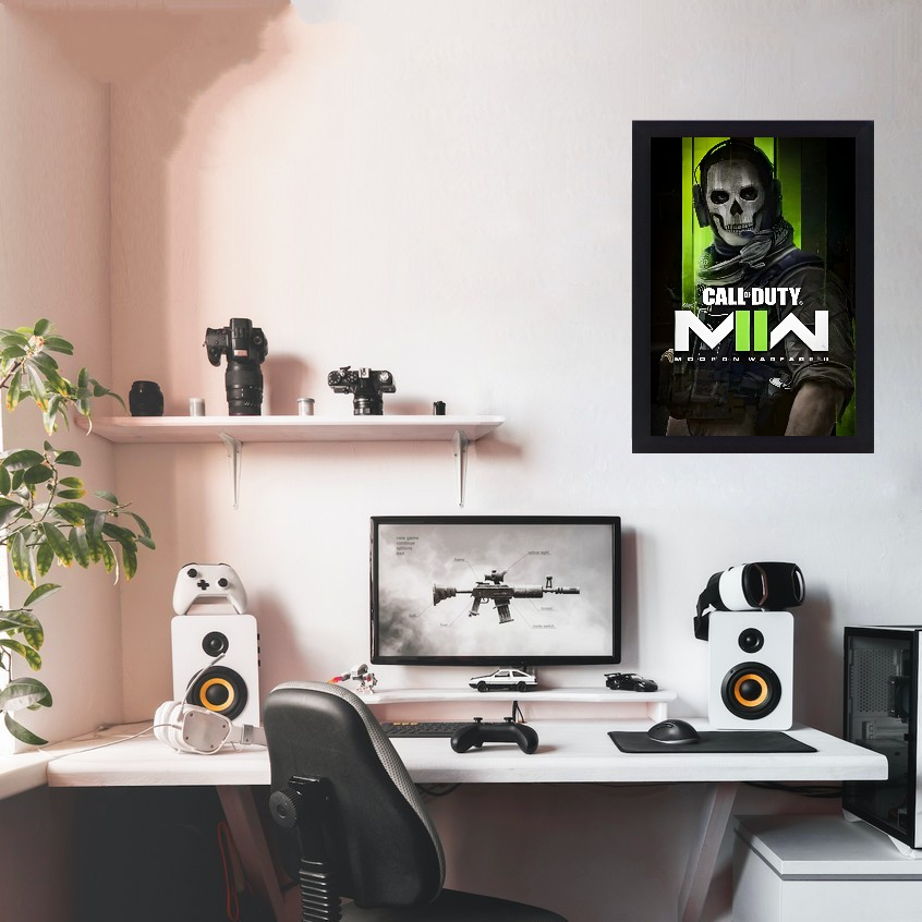 تابلو نوری گیم دکور طرح بازی کالاف دیوتی مدل call of duty