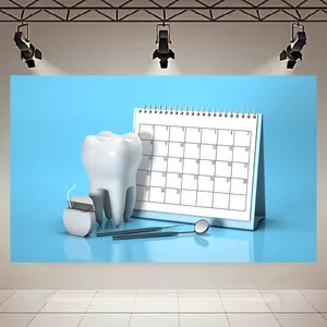 پوستر دیواری طرح دندانپزشکی مدل تاریخ ملاقات کد AR305670