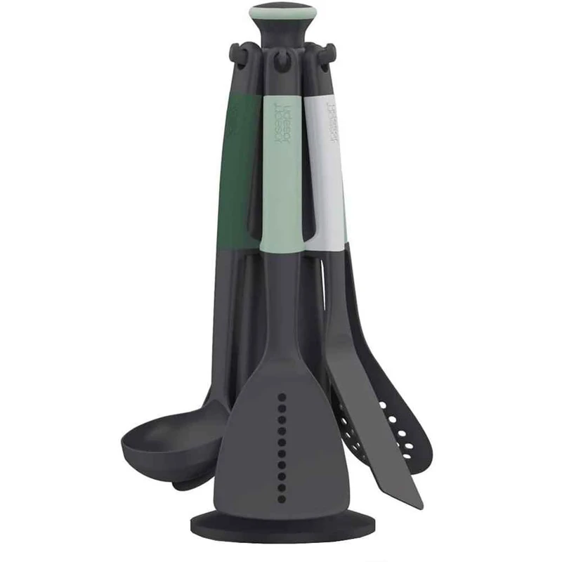 سرویس کفگیر و ملاقه 7 پارچه جوزف جوزف مدل Elevate Green