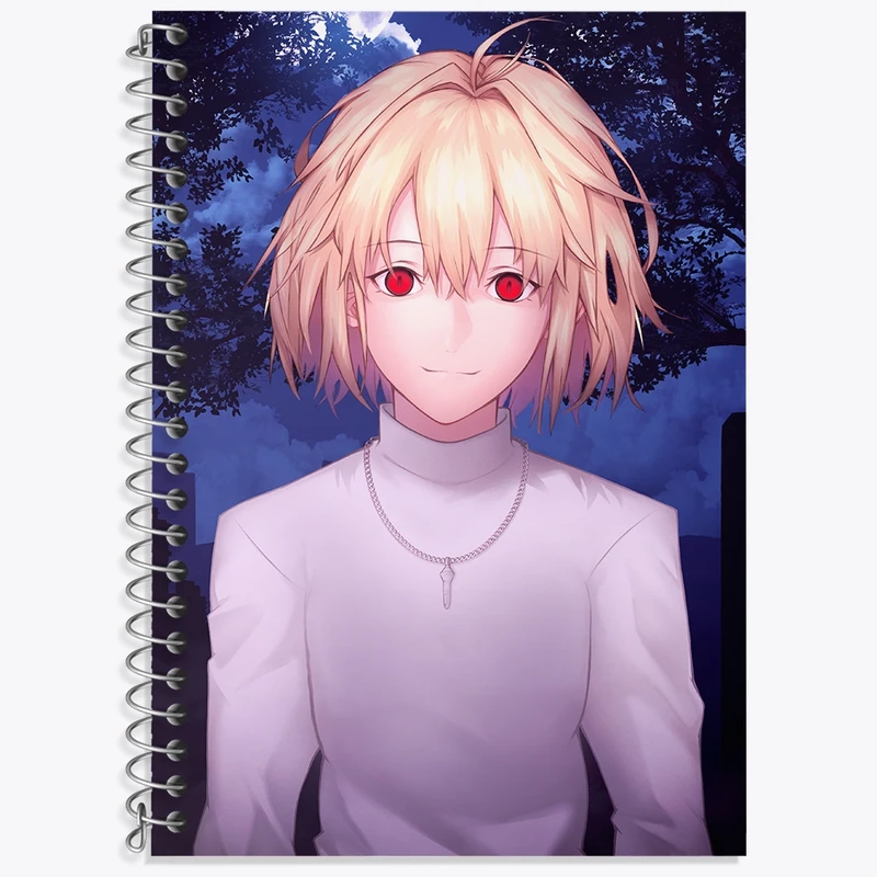 دفتر زبان 50 برگ خندالو مدل دو خط طرح بازی تسوکی هیمه‌ (Tsukihime) کد 34523