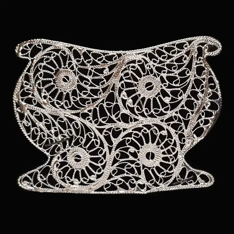 تابلو نقره طرح گل کد F-10