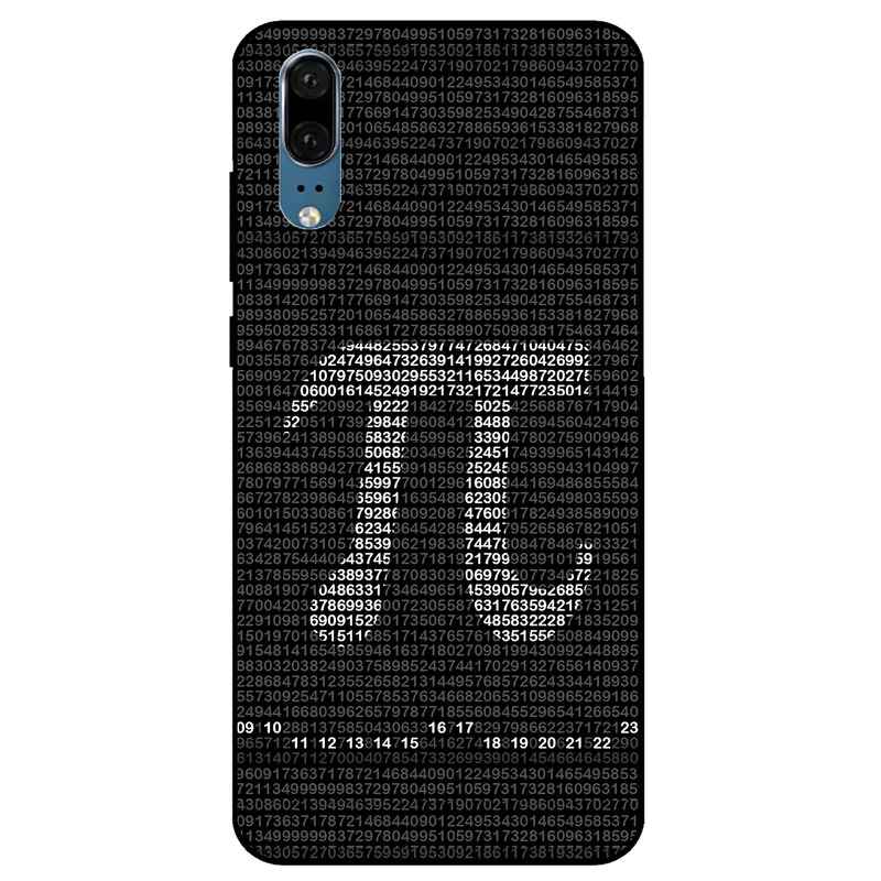 کاور مگافون طرح عدد پی مدل 7240 مناسب برای گوشی موبایل هوآوی P20