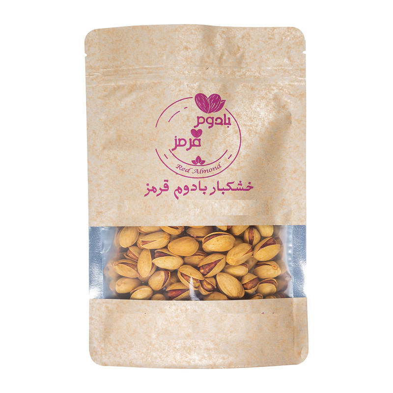 پسته زعفرانی بادوم قرمز نمکدون - 1 کیلوگرم