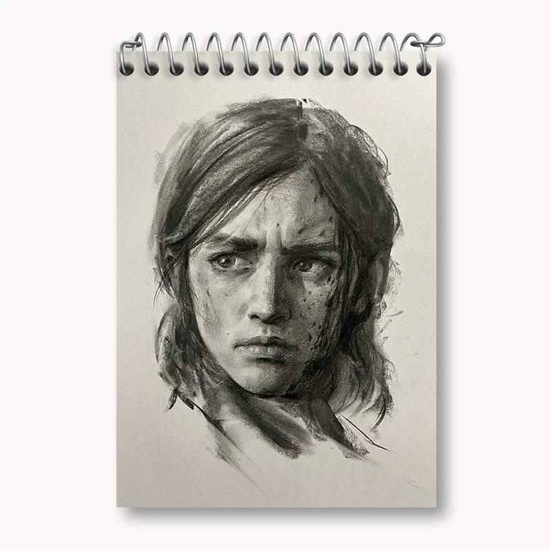 دفتر یادداشت 50 برگ خندالو مدل بازی آخرین بازمانده از ما (The Last Of Us) کد 31716