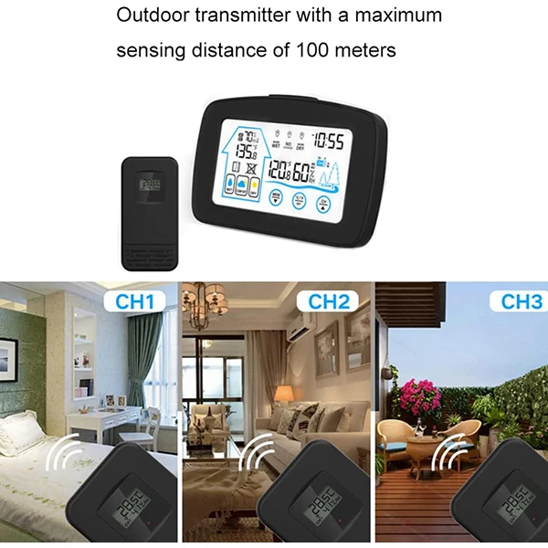 عکس شماره 7 : دماسنج محیطی مدل jeeje-j-ac42black