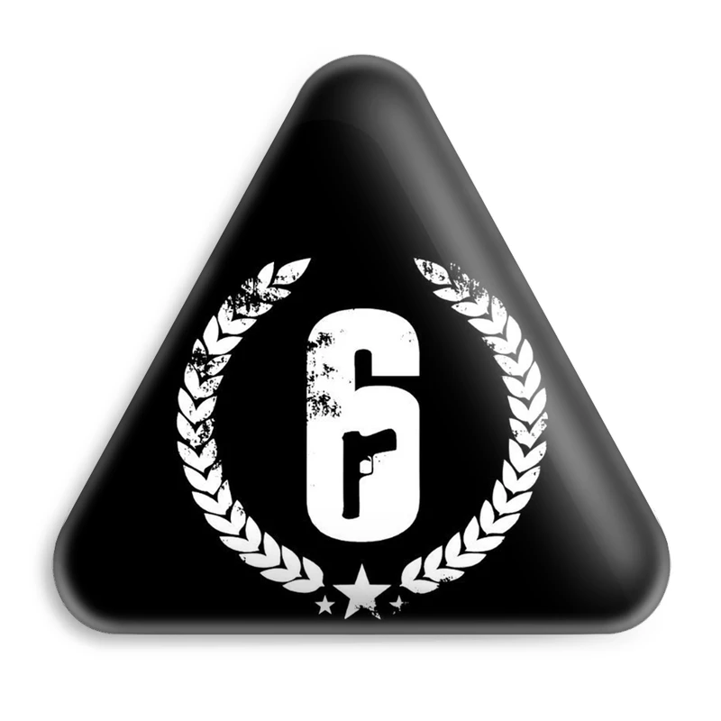 پیکسل خندالو طرح رینبو سیکس Rainbow Six مدل مثلثی کد 10319