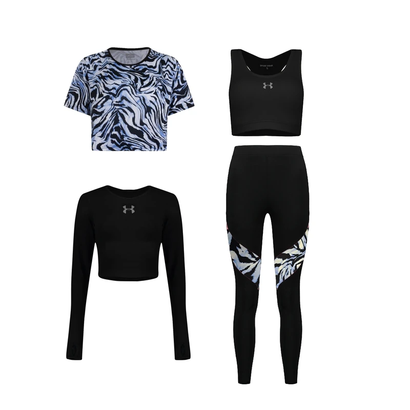 ست چهار تکه لباس ورزشی زنانه مدل 1801-1401-56-63