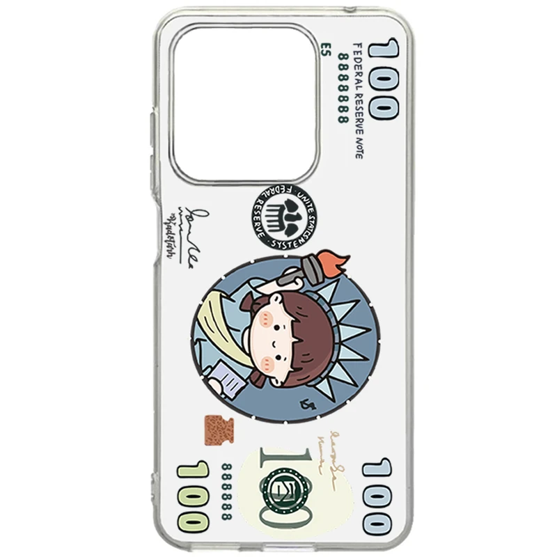 کاور طرح Funny Dollar مناسب برای گوشی موبایل شیائومی Note 13-5G