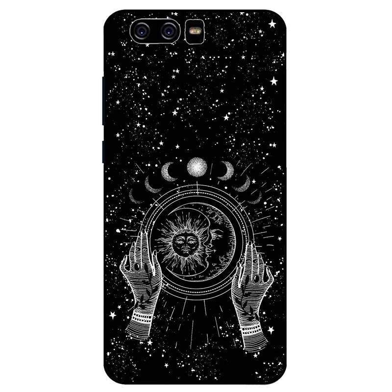 کاور مگافون طرح ماه و خورشید مدل 1892 مناسب برای  گوشی موبایل هوآوی P10 