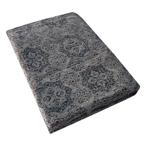 روفرشی مدل زمرد باف کد 2R-18 زمینه طوسی