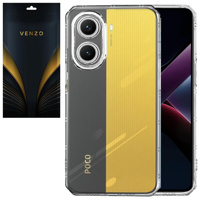 کاور ونزو مدل Crystal مناسب برای گوشی موبایل شیائومی Poco X7 Pro / Redmi Turbo 4