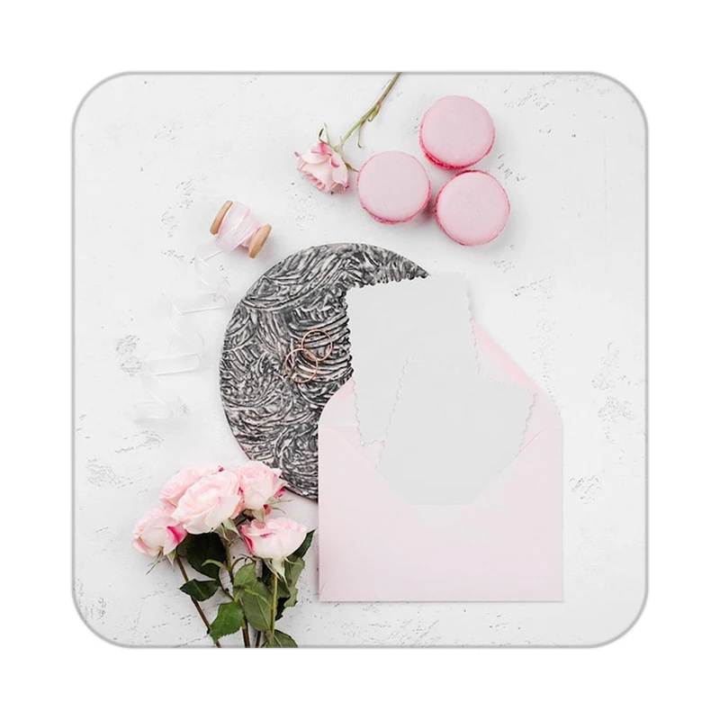 زیر لیوانی کاکتی طرح گل مدل mp19126