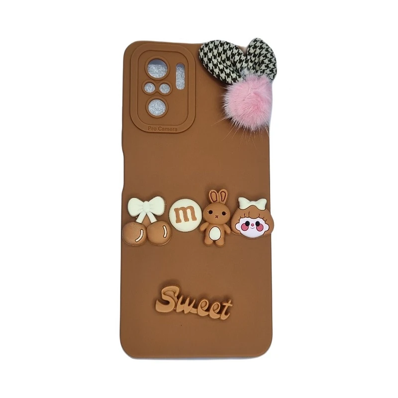کاور طرح عروسکی برجسته مدل sweet مناسب برای گوشی موبایل شیائومی POCO M5 S
