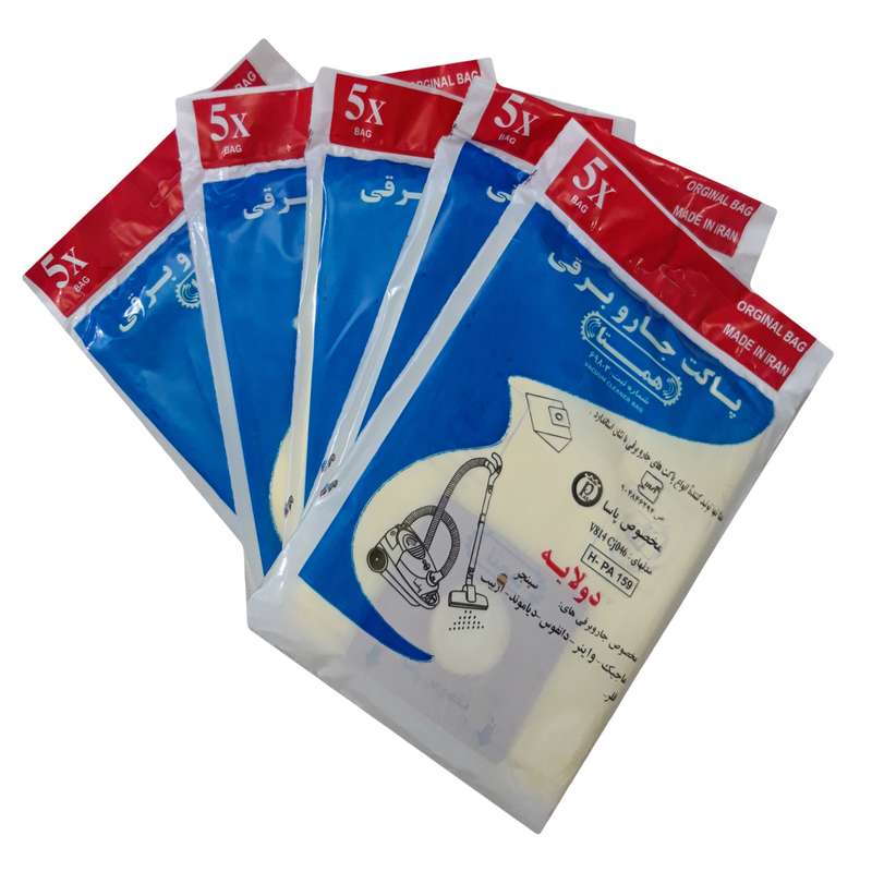 پاکت جاروبرقی همتا مدل H_PA 159 مناسب برای جاروبرقی پاسا مجموعه 5 عددی پاکت جاروبرقی همتا مدل H_PA 159 مناسب برای جاروبرقی پاسا مجموعه 5 عددی