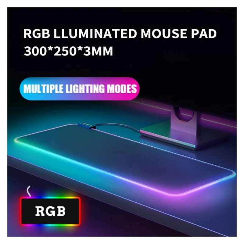 ماوس پد مخصوص بازی سنس مدل RGB 80×30 عکس شماره 14