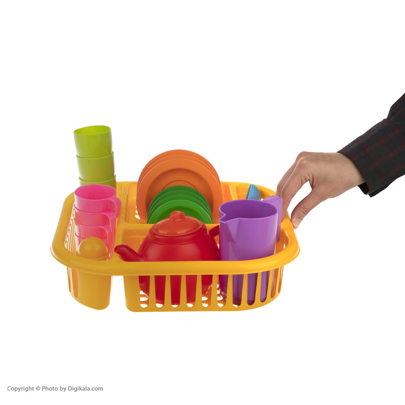 ست اسباب بازی آشپزخانه زرین تویز طرح سبد آبچکان مدل M9
